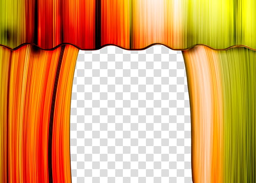red and green curtains transparent background PNG clipart