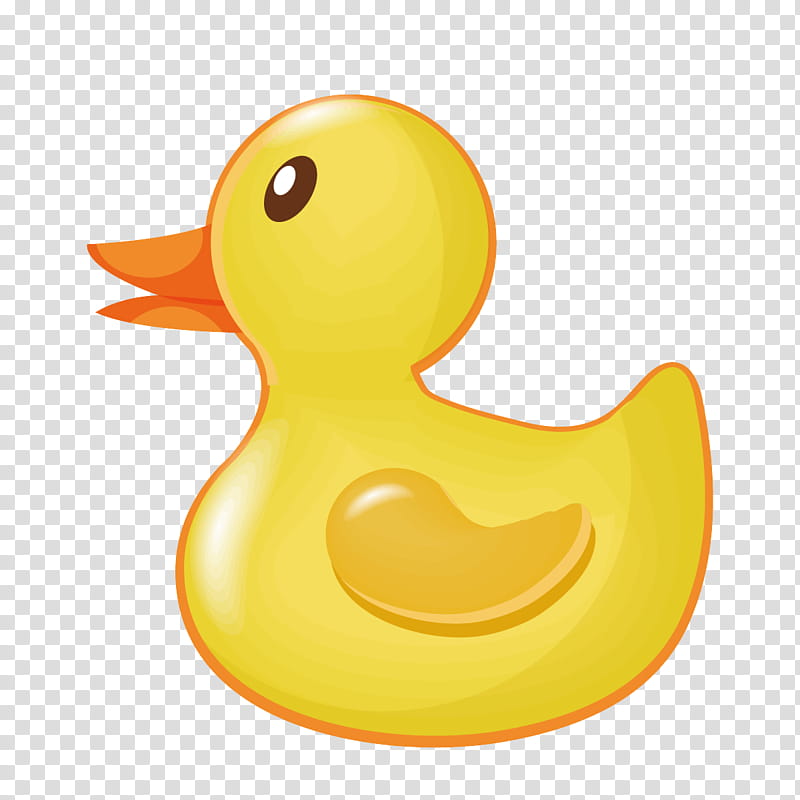 duck rubber ducky bath toy bird yellow, Ducks Geese And Swans, Water Bird, Beak, Waterfowl transparent background PNG clipart