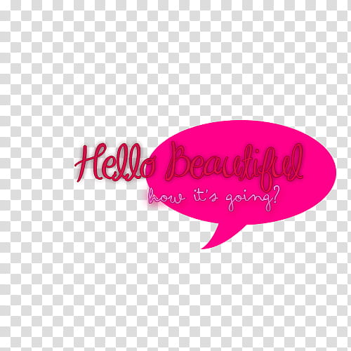 Jonas Brothers, red hello beautiful text transparent background PNG clipart