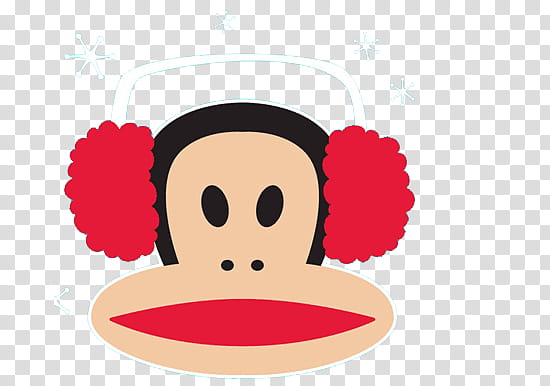 monkey with earmuffs transparent background PNG clipart