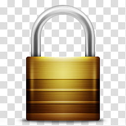 iVista  s, gold padlock illustration transparent background PNG clipart