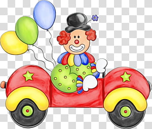 Baby toys, Watercolor, Paint, Wet Ink, Mode Of Transport, Vehicle, Clown, Baby Products transparent background PNG clipart thumbnail