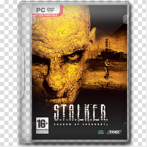 Game Icons , Stalker-Shadow-of-Chernobyl, Stalker PC DVD-ROM case transparent background PNG clipart