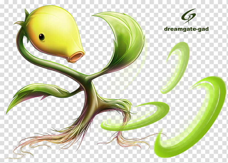 Grass, Digital Art, Bellsprout, Fan Art, Gamearthq, Drawing, Plant, Animal Figure transparent background PNG clipart