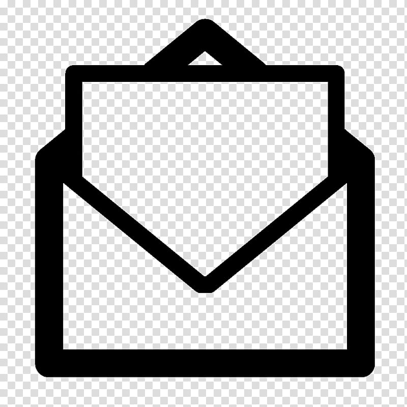 Email Symbol, Message, Text, Postpaid Mobile Phone, Internet, Line, Blackandwhite, Square transparent background PNG clipart