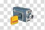 About Camera , vintage gray projector transparent background PNG clipart