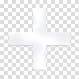 White Symbols Icons, Croix, white x mark transparent background