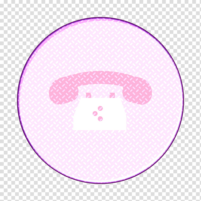 call icon phone icon telephone icon, Pink, Violet, Circle transparent background PNG clipart