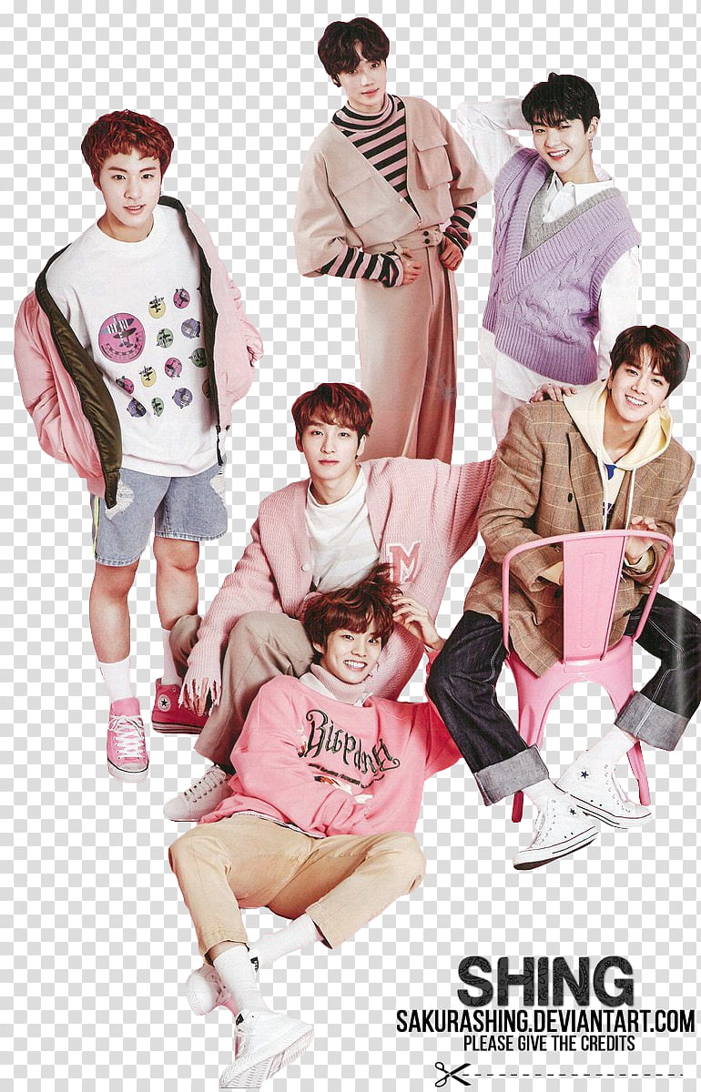 The Boyz pt , men wearing assorted-color tops transparent background PNG clipart