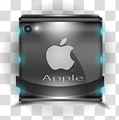 lightbleue Applestar, Apple logo illustration transparent background PNG clipart