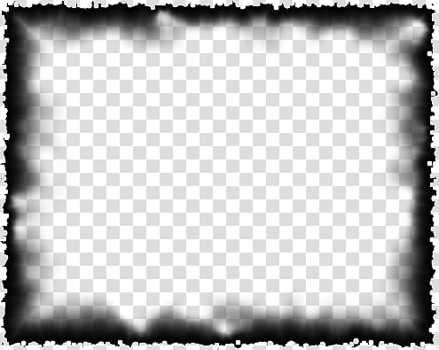 Burned Edges I s, black borderline transparent background PNG clipart