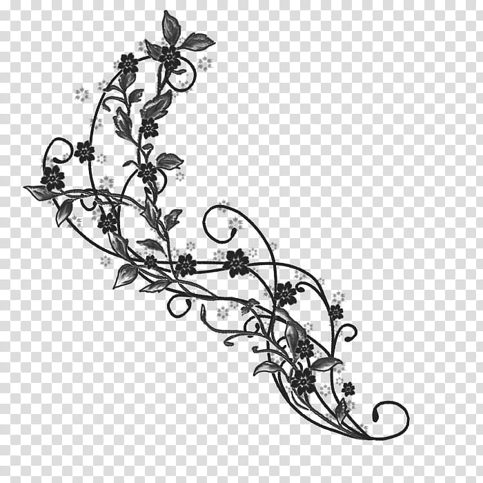 Pinceles, black floral filigree transparent background PNG clipart