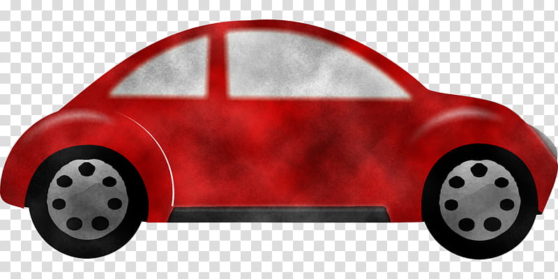 red volkswagen new beetle vehicle door car vehicle, Model Car transparent background PNG clipart