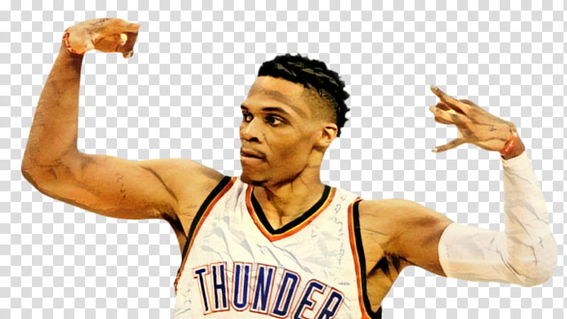 Middle Finger, Russell Westbrook, Oklahoma City Thunder, Nba, Basketball, Tripledouble, Thumb, Basketball Player transparent background PNG clipart