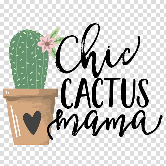 Cactus, Logo, Flower, Text, Flowerpot, Plant transparent background PNG clipart