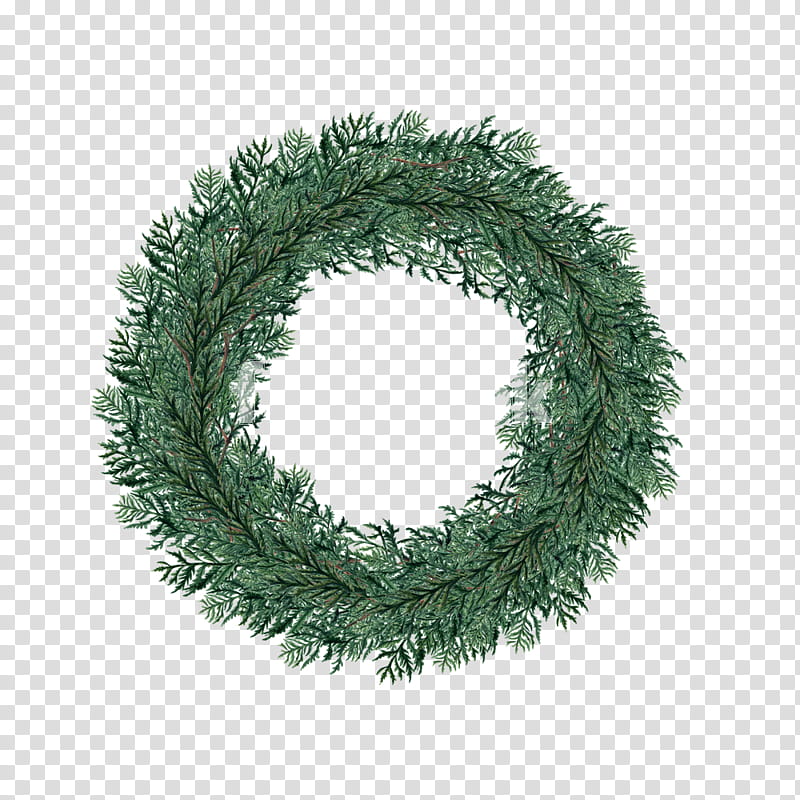 Christmas Resource , green leaf wreath illustration transparent background PNG clipart