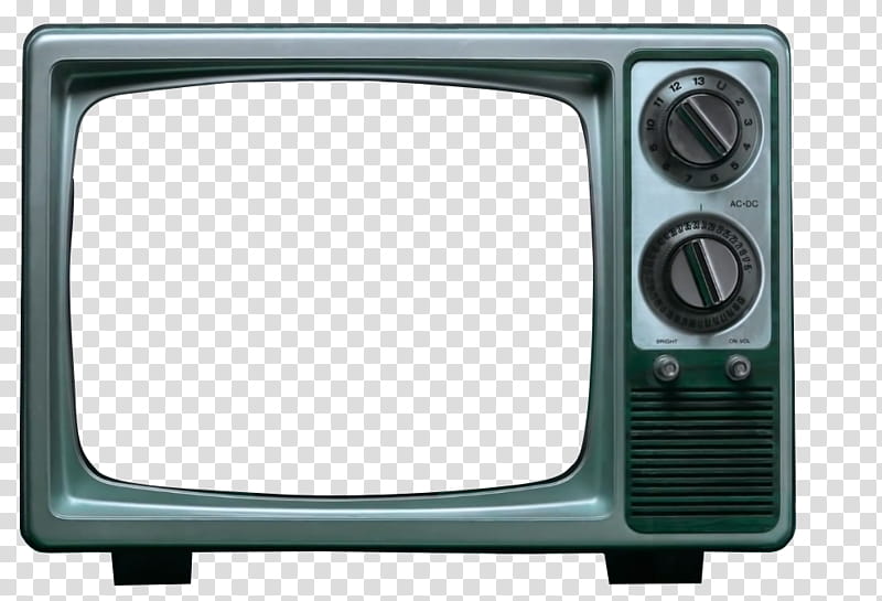 gray CRT television transparent background PNG clipart