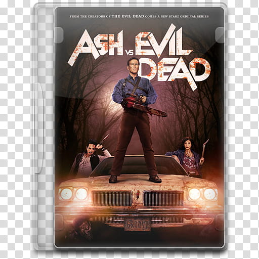 TV Show Icon , Ash vs Evil Dead, Ash vs Evil Dead DVD case transparent background PNG clipart