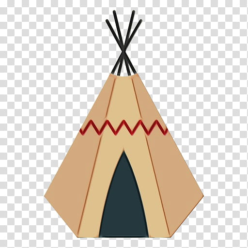 Wood, Watercolor, Paint, Wet Ink, Tipi, Drawing, Wigwam, Cartoon transparent background PNG clipart