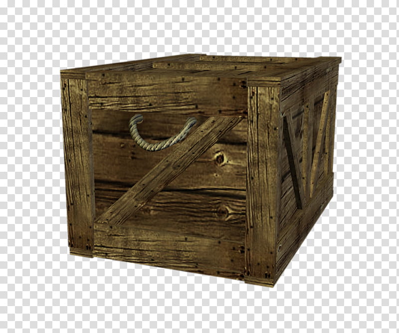 D Wooden Crates transparent background PNG clipart