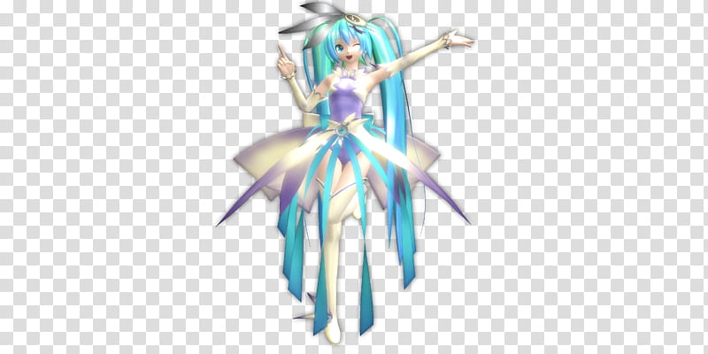 MMD th Anniversary Pose Miku Note DL transparent background PNG clipart