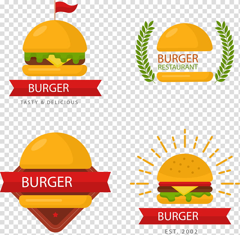 Hamburger, Fast Food, Logo, Computer Software, Salad, Food Group, Yellow, Line transparent background PNG clipart