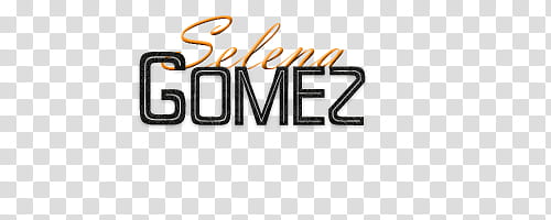 Selena Gomez, Selena Gomez word illustratiopn transparent background PNG clipart