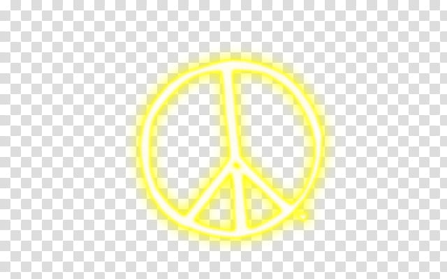 lights, yellow peace sign illustration transparent background PNG clipart