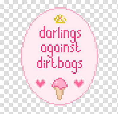 AESTHETIC GRUNGE, darlings against dirt bags transparent background PNG clipart