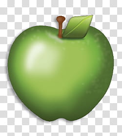 Emoji, green apple illustration transparent background PNG clipart