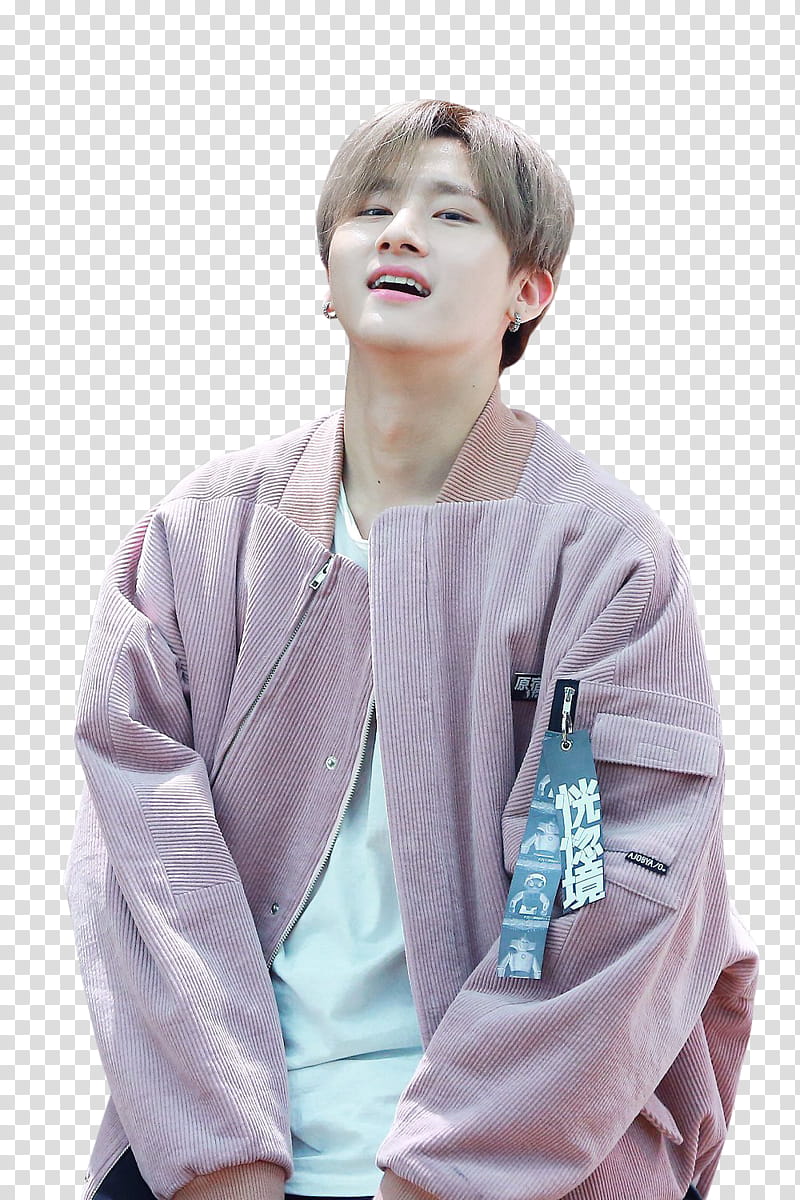 I M MONSTA X , man in purple jacket smiling transparent background PNG clipart