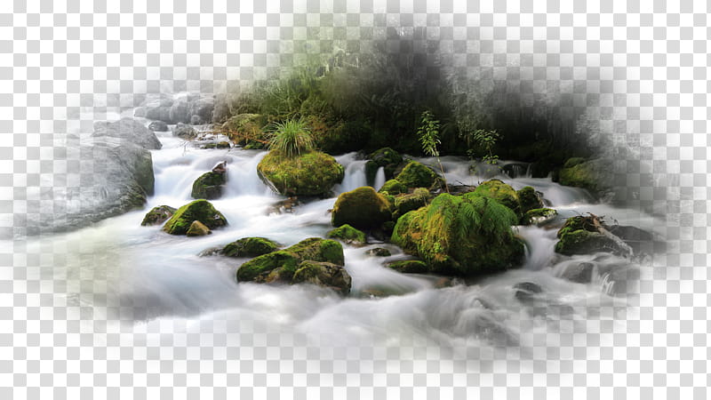 Cartoon Nature, Waterfall, Water Resources, Computer, Desktop Environment, Natural Landscape, Watercourse, Rock transparent background PNG clipart