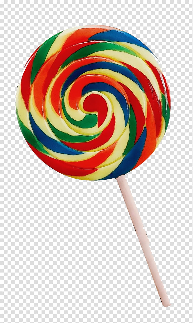lollipop stick candy confectionery candy hard candy, Watercolor, Paint, Wet Ink, Food transparent background PNG clipart