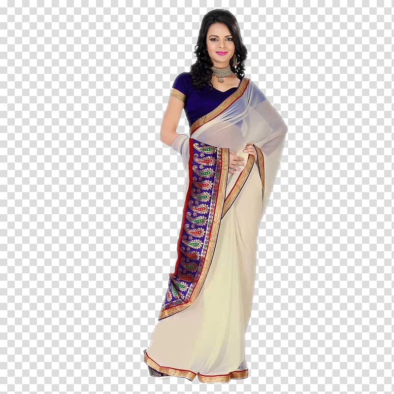 Banaras Silk Saree - Silk, HD Png Download , Transparent Png Image - PNGitem