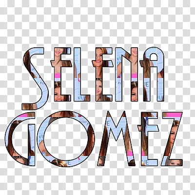 Selena Gomez texto transparent background PNG clipart
