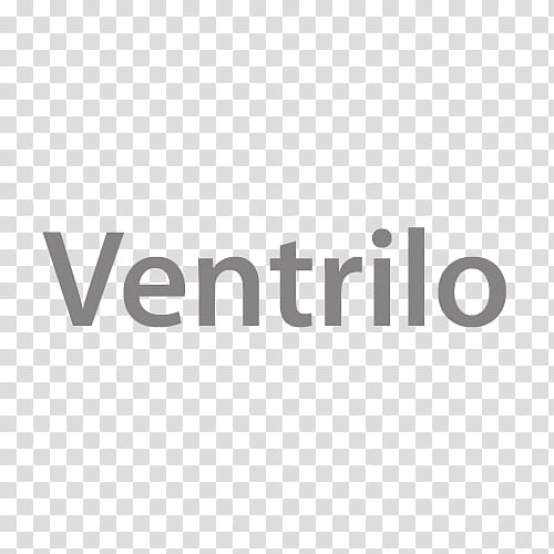 Krzp Dock Icons v  , Ventrilo, grey ventrilo text overlay transparent background PNG clipart