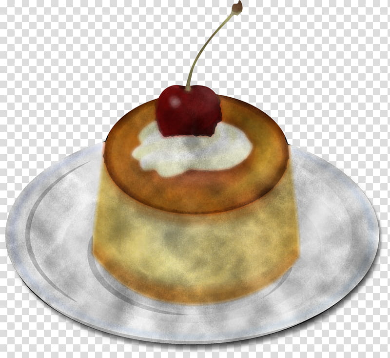 food dish dessert cuisine rum baba, Baked Goods, Cherry, Ingredient, Chiboust Cream, Pudding, Pastry, Torte transparent background PNG clipart