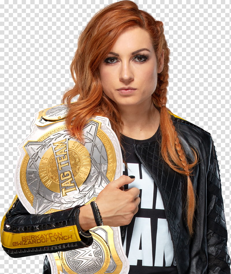 Becky Lynch Women&#;s Tag Team Champion transparent background PNG clipart