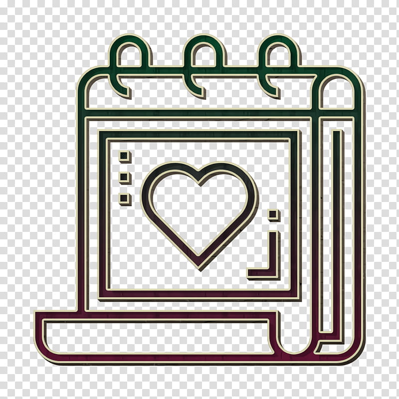 Health Checkup icon Heart icon Medical appointment icon, Line, Rectangle, Line Art, Square transparent background PNG clipart