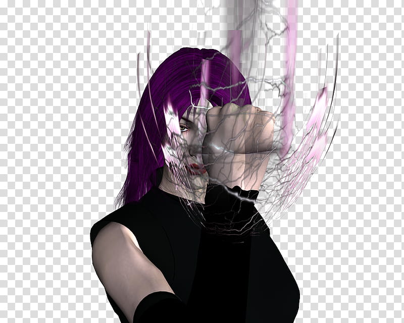 Psylocke of the Xmen transparent background PNG clipart