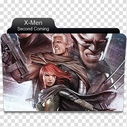 Marvel Comics Folder , X-Men Second Coming transparent background PNG clipart