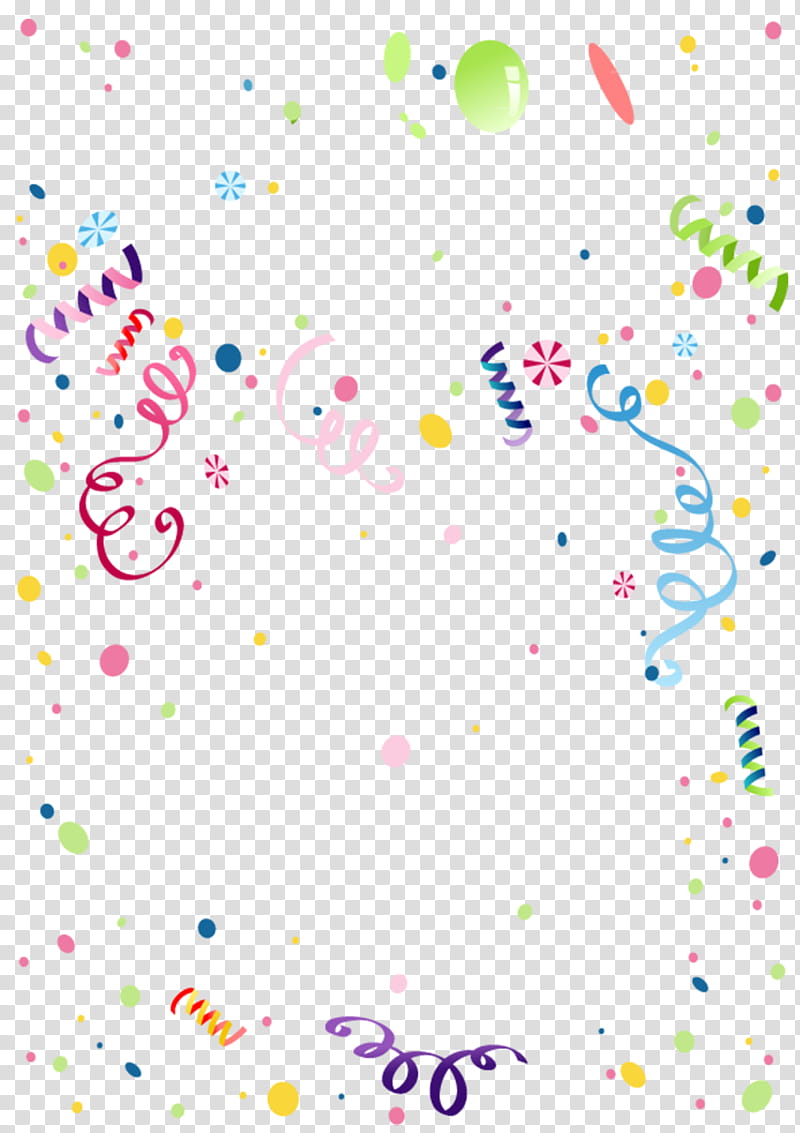 balloons and confetti background clipart