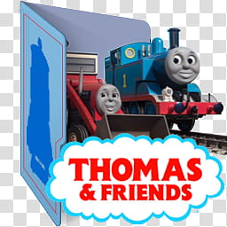 Thomas and Friends Folder Icon Sets CV Eng Jap , Thomas & friends (Jack&TSCC) (Color Ver) (Folder Icon) (Eng) V transparent background PNG clipart
