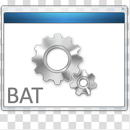 Radium Neue s, gray and white Bat file icon transparent background PNG clipart
