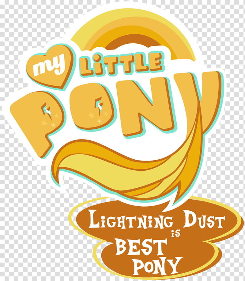 MLP. My Little Pony Logo, Lightning Dust transparent background PNG clipart