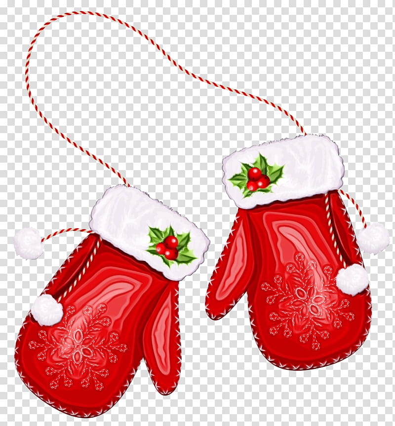 Christmas ornament, Watercolor, Paint, Wet Ink, Boxing Glove, Heart transparent background PNG clipart