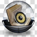 Sphere   , stereo stereo speakers transparent background PNG clipart