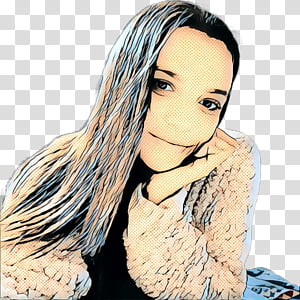 Retro, Pop Art, Vintage, Black Hair, Hair Coloring, Brown Hair, Long Hair, Eyebrow transparent background PNG clipart thumbnail