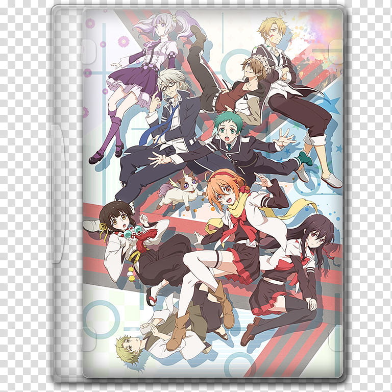 Anime  Spring Season Icon , Mikagura Gakuen Kumikyoku, anime characters graphic case transparent background PNG clipart