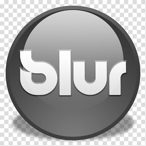 Gumdrop, gray and black Blur logo transparent background PNG clipart